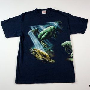 Wild Wear Sea Lion Sea Turtle Nature Print Tee